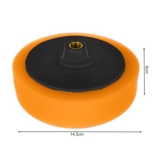 Menetes polírozó szivacs szett  - 150 mm (Malatec)