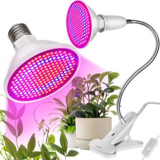 200 LED -es lámpa a növények növekedéséhez (Malatec)