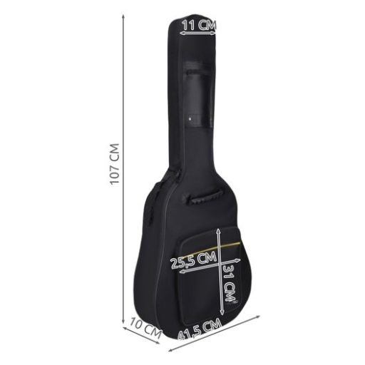 Vízálló gitártok, fekete
