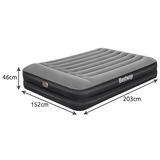 Matrac beépített pumpával (203 × 152 × 46 cm) - Bestway