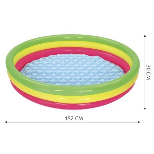 BESTWAY szivárványos pancsoló medence (152 cm)