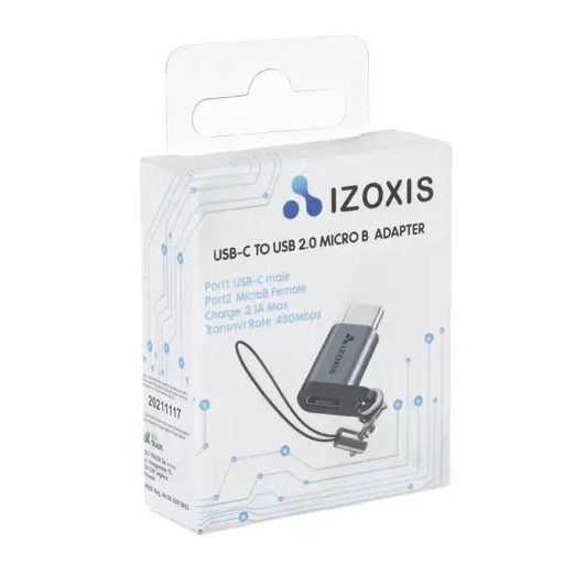 USB-C és MicroUSB (2.0) átalakító adapter - Izoxis