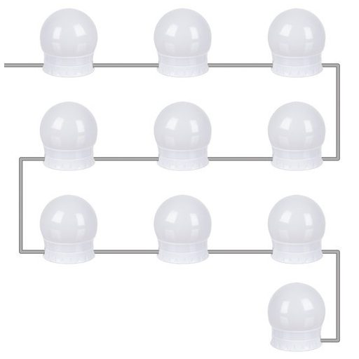 LED világítás sminktükörre