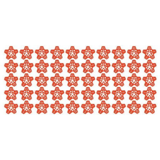 152 darabos burkolat/csempeszintező készlet – 100 db klipsszel, 2 db kulccsal, 50 db csillaggal 