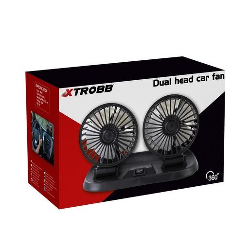 Két autós ventilátor - Xtrobb 23222 dupla autós ventilátor
