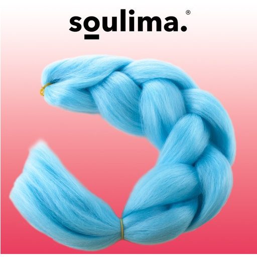 Kék szintetikus hajfonatok