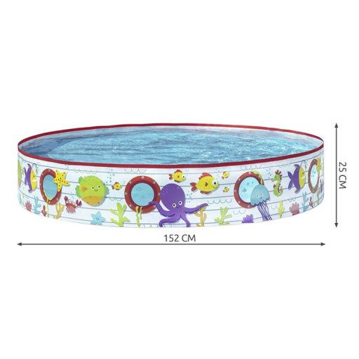 Gyermek medence 152x25cm BESTWAY 55029, kerti játék, családi szórakozás, nyári vízi móka, gyermekmedence online vásárlás