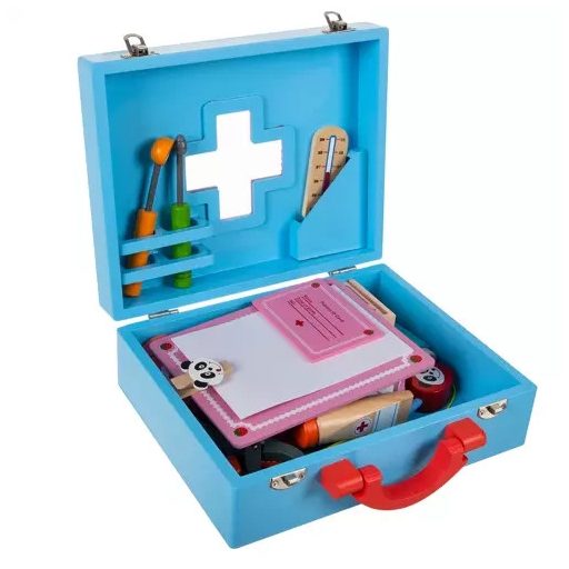 Kis doktor készlet – fa Kruzzel 19869