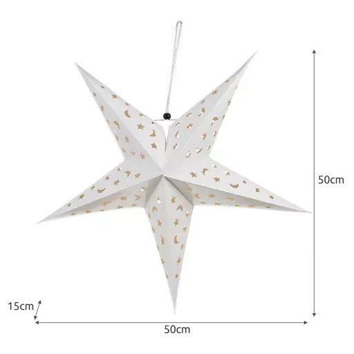 3D LED csillag - 60 cm Ruhhy 20076