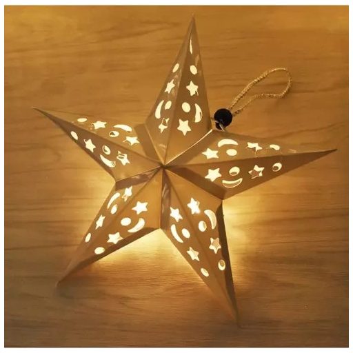 3D LED csillag - 60 cm Ruhhy 20076