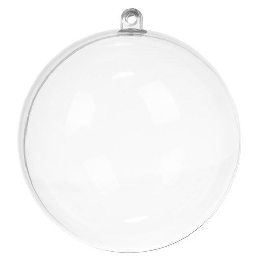 Átlátszó gömbdíszek 10 cm – 5 darabos Ruhhy 22276 készlet
