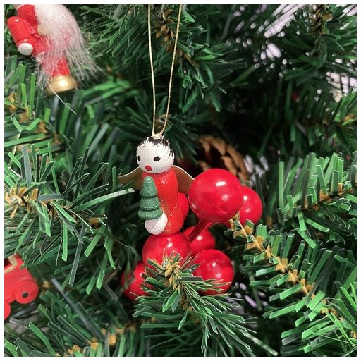 Fa függődíszek / karácsonyfagömbök, 30 db