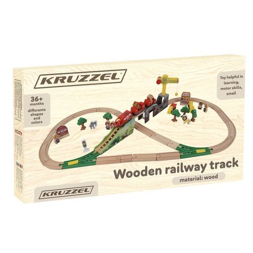 Fából készült vonatpálya Kruzzel 22495