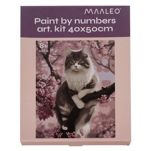 Számozott festőkészlet 40x50 cm – Maaleo cica 22783