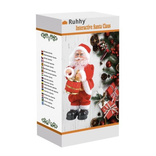Mikulás játszik - 30 cm-es figura Ruhhy 22162