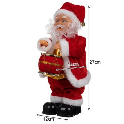 Mikulás játszik - 30 cm-es figura Ruhhy 22162
