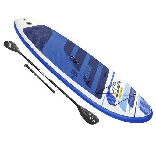 Vízi deszka - BESTWAY 65350, felfújható deszka, vízisport eszköz, állódeszka, strand játék, úszó deszka, vízi játék