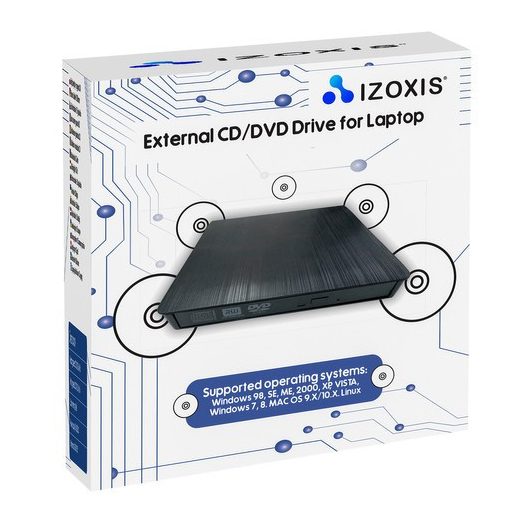 Külső meghajtó és CD-író Izoxis 24351
