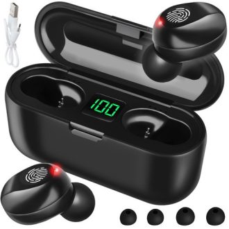   Vezeték nélküli fejhallgató power bankkal S16154, bluetooth fejhallgató, töltő tokkal, vezeték nélküli fülhallgató