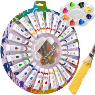 Akrilfesték készlet 12 ml – 24 darabos Maaleo 24725