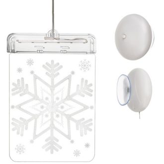 Üvegmozaik LED 3D-hópehely