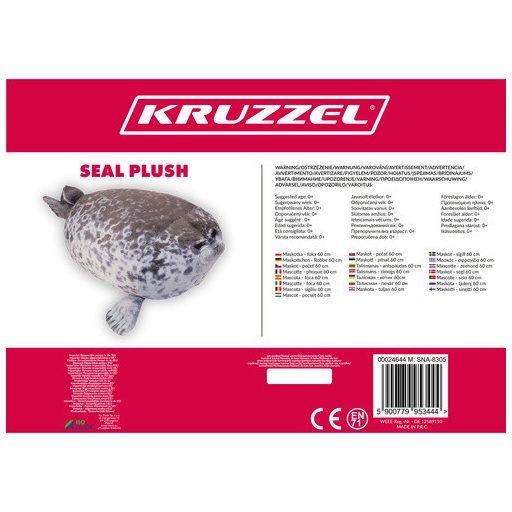 Plüssfóka 60 cm Kruzzel 24644