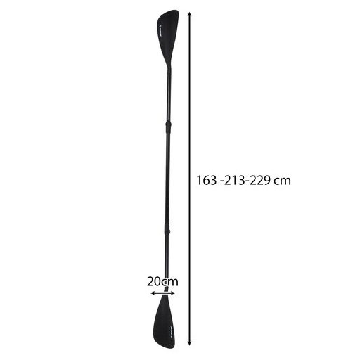 Trizand 4 részes állítható evező 229 cm 2 az 1-ben