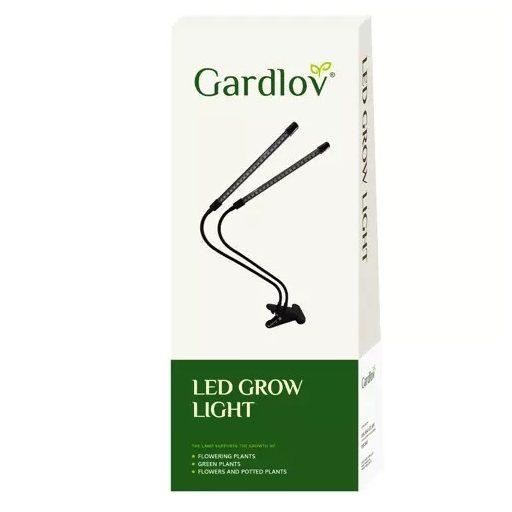 20 LED-es lámpa 2 darab növények számára Gardlov 19241 - növényvilágítás, LED növény lámpa, növény növekedés támogatása