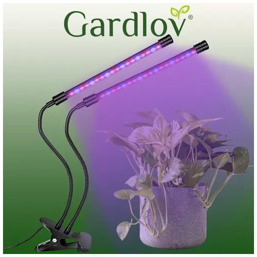 20 LED-es lámpa 2 darab növények számára Gardlov 19241 - növényvilágítás, LED növény lámpa, növény növekedés támogatása
