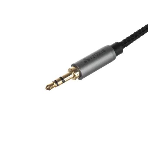 3.5mm AUX kábel - autóhoz, fejhallgatóhoz, hangszóróhoz - aranyozott csatlakozóval