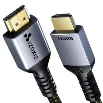 8K felbontású HDMI kábel 2 méteres hosszban