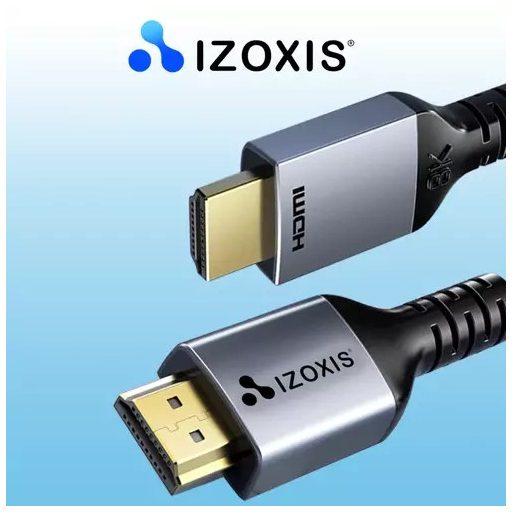 8K felbontású HDMI kábel 2 méteres hosszban