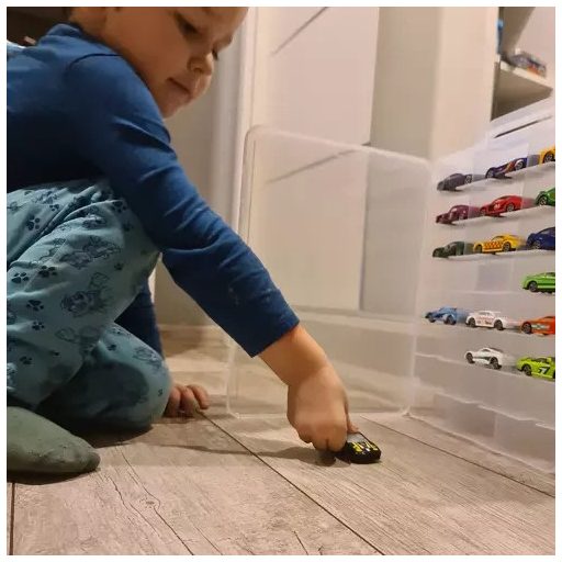 Színes autók rugós autók 1:64 méretarányban - 16 db. Kruzzel 20352