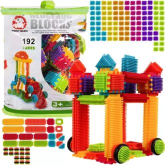 Építőkockák - sündisznók 192db. Kruzzel 20376