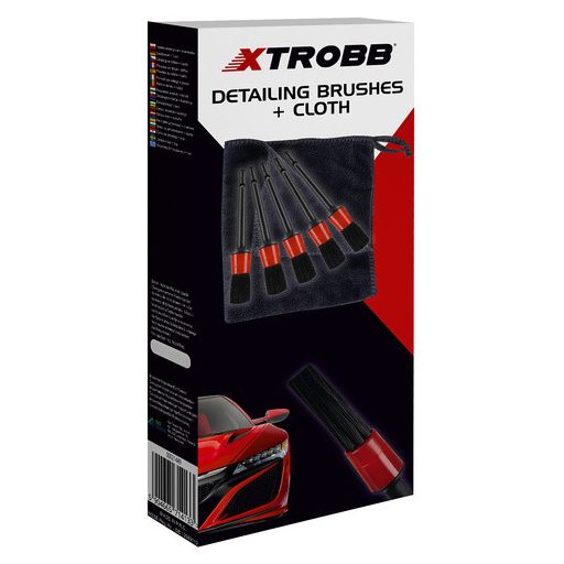 Autóápoló ecsetek + Xtrobb 21449 kendő