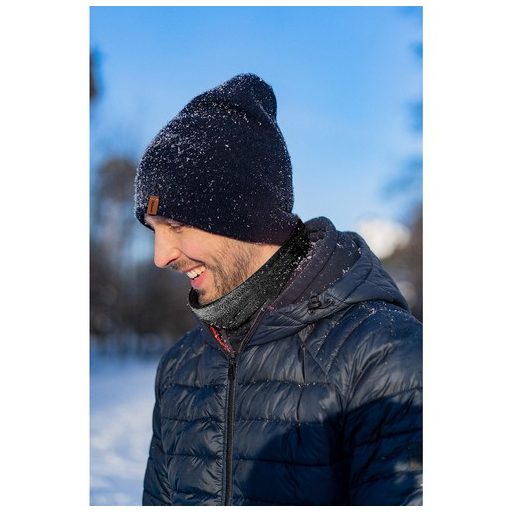 Téli szett, 3 darabos. Trizand 22100. Karácsonyi ajándék, téli kiegészítők, sál, sapka, kesztyű, stílusos megjelenés.