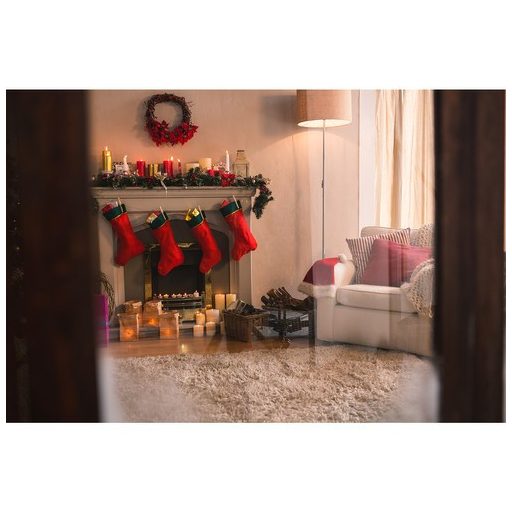 Karácsonyfa díszfüzér 1m Ruhhy 22327