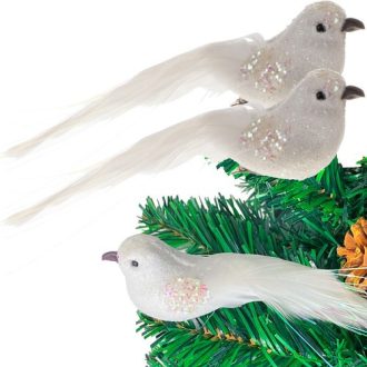 Karácsonyfa díszmadarak 2 db - Ruhhy 22338