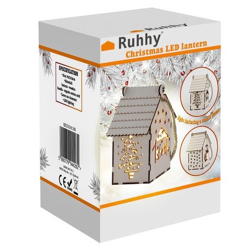 LED Adventi lámpás Ruhhy 22163 - karácsonyi dekoráció, hangulatfény, ünnepi világítás, modern design, beltéri dekoráció