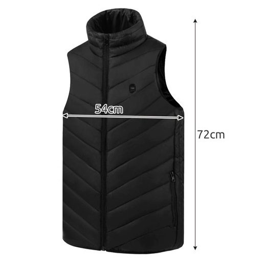 Fűthető mellény M USB Trizand 22126