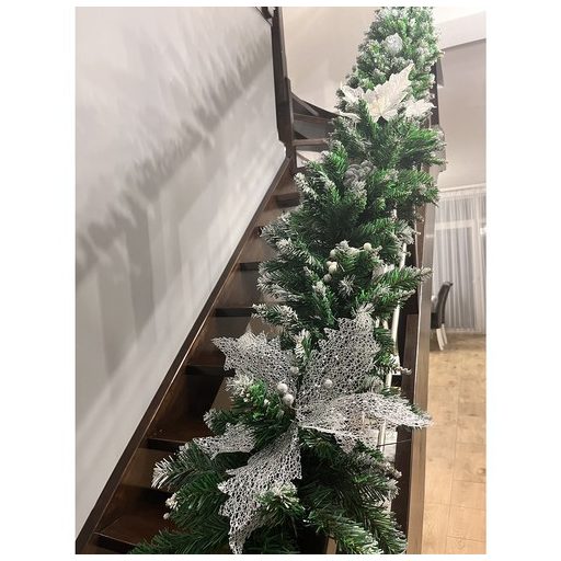 Havas karácsonyfa girland 2,7m HQ Ruhhy 22326