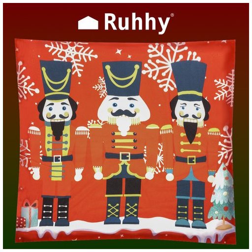 Díszpárna huzat 40x40cm Ruhhy 22313 - pamut, virágos minta, hálószoba, lakberendezés, otthon, kényelem, alvás, pihenés