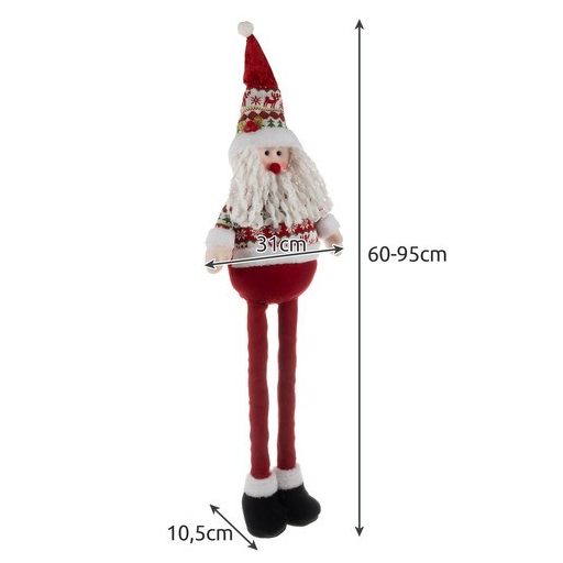 Karácsonyi Mikulás - teleszkópos 95cm Ruhhy 22340