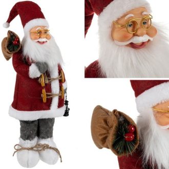Mikulás - Karácsonyi díszfigura 60cm Ruhhy 22354