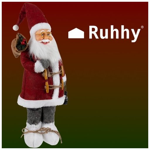 Mikulás - Karácsonyi díszfigura 60cm Ruhhy 22354