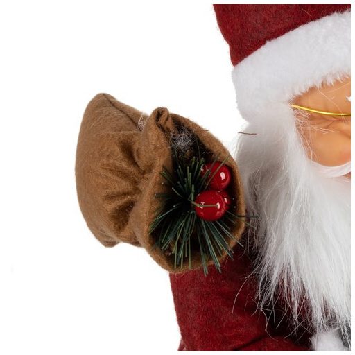 Mikulás - Karácsonyi díszfigura 60cm Ruhhy 22354