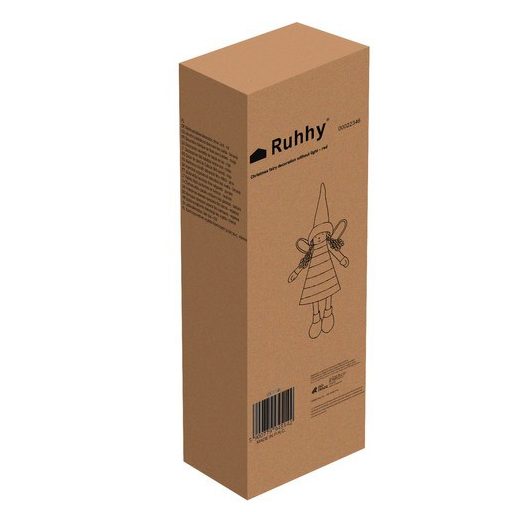 Piros Karácsonyi tündér figura Ruhhy 22346