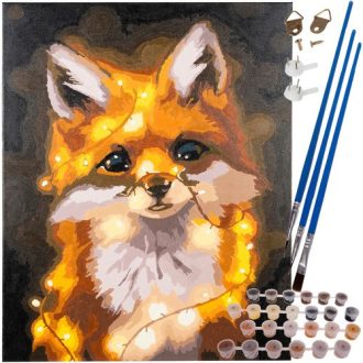 Számfestés 40x50cm - Róka 22782