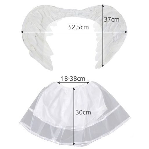 Angyalos jelmez - gyerekeknek és felnőtteknek, karácsonyi és születésnapi bulikhoz, színpadi előadásokhoz, cosplay-hez.