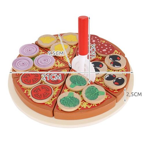 Fa pizza készlet - 22471